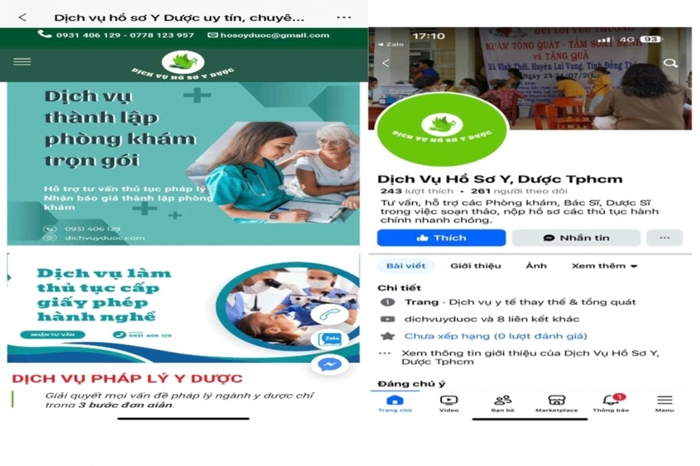 Chuyển công an điều tra website “cò” làm giấy phép hành nghề y dược ở TPHCM
