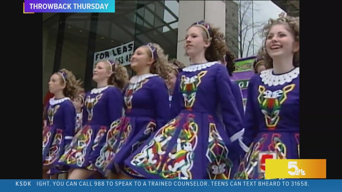 Throwback Thursday: The Graham Academy of Irish Dance joined show me St. louis live on television plaza