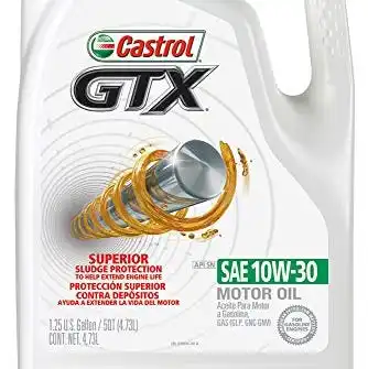 Castrol 03093 GTX 10W-30 Motor Oil, 5 Quart