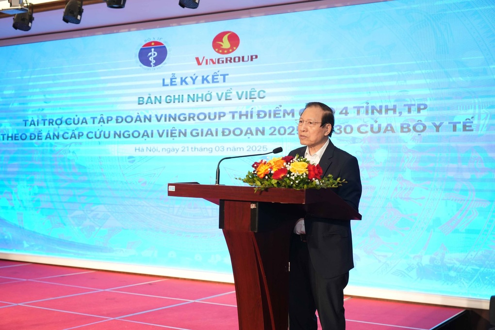 Vingroup tài trợ 1.000 tỷ đồng cho “Đề án cấp cứu ngoại viện cấp quốc gia”