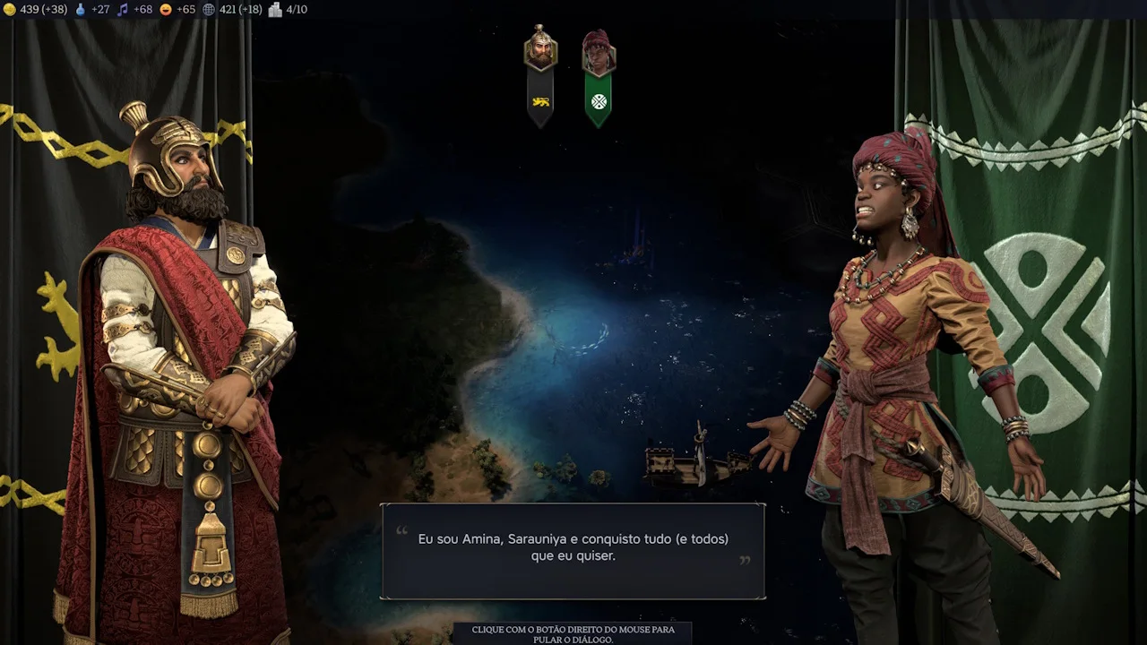 Civilization 7 Civilization 7 - Interação entre líderes