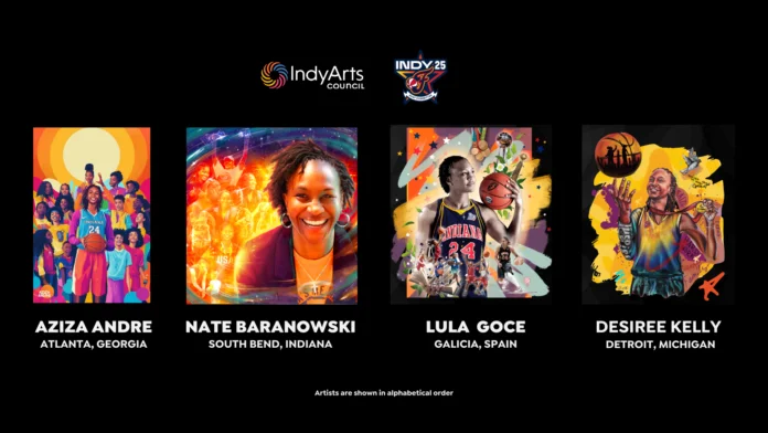 Tamika Catchings mural finalists concept renderings (Image provided/Indy Arts Council)