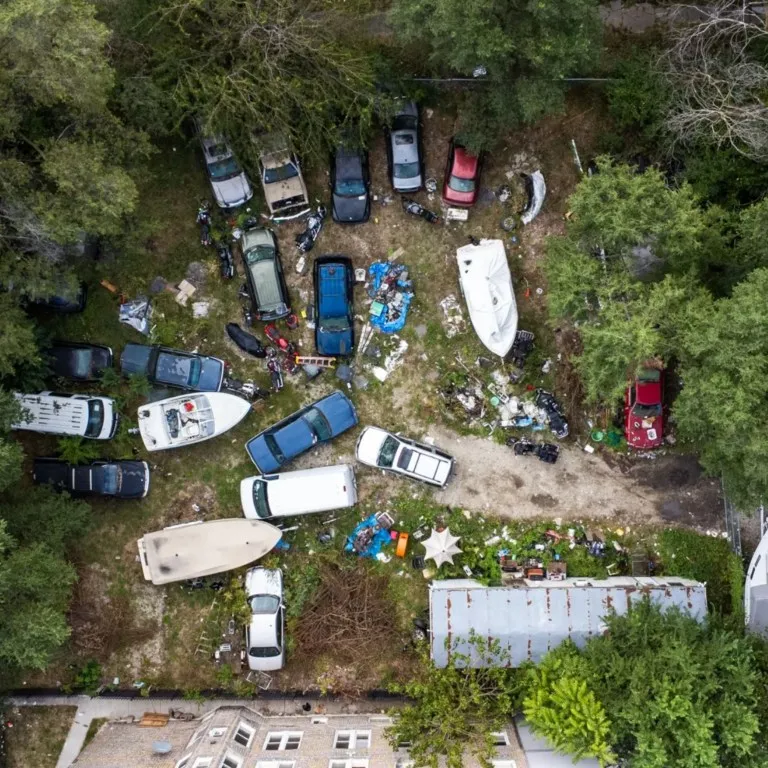 The Illegal Junkyard Operating On City Property For A Decade