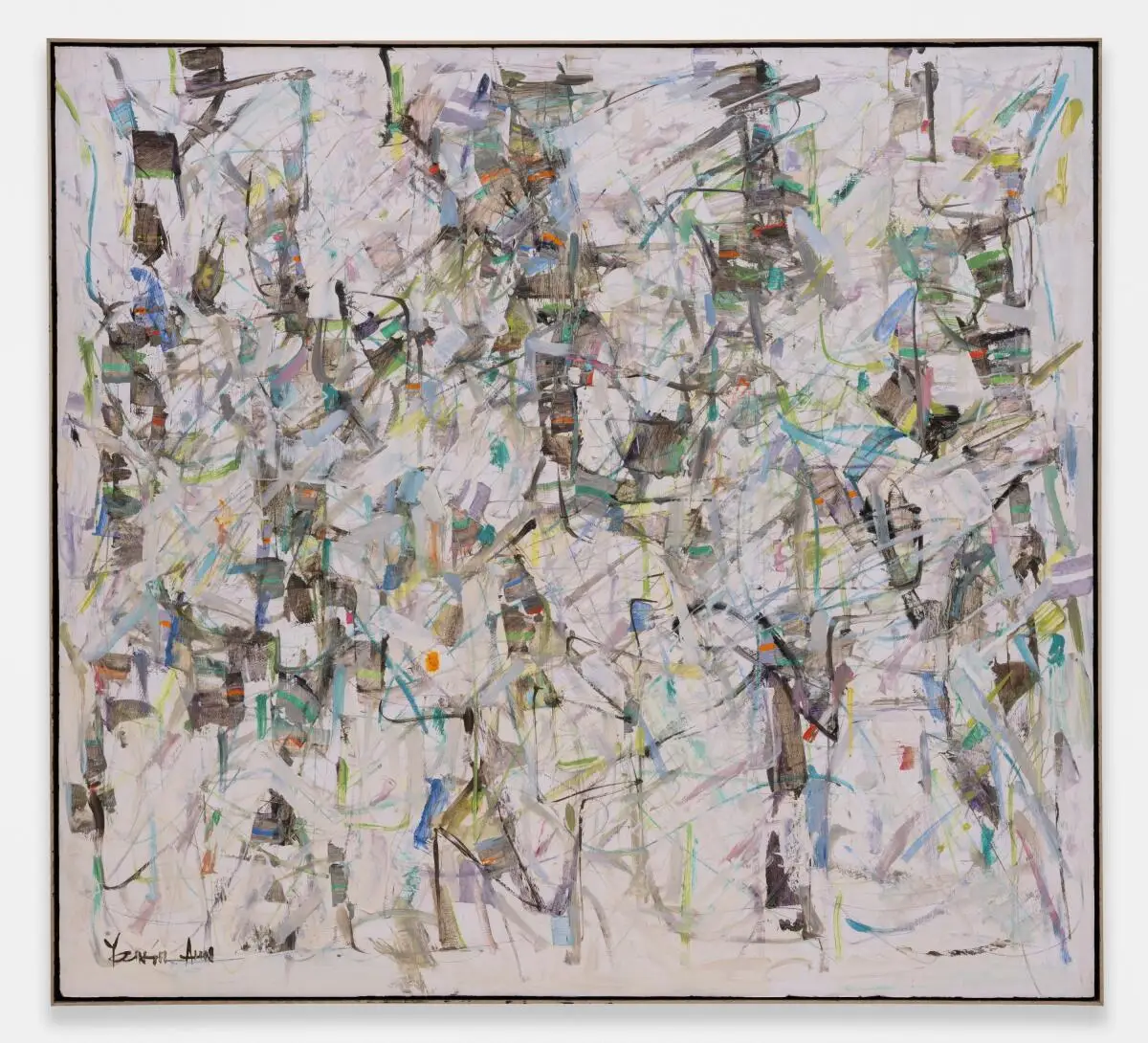 Young-Il Ahn, California F-57, 1994. Oil on canvas board. 44 × 48 in. (111.8 x 121.9 cm).