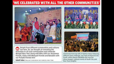 Cultural events, fashion show, feast on hsg complex Poila Baisakh menu | Kolkata News – The Times of India