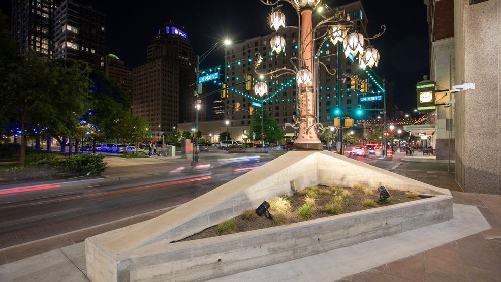 PHOTOS: New sculptures brighten entrance to City Tower