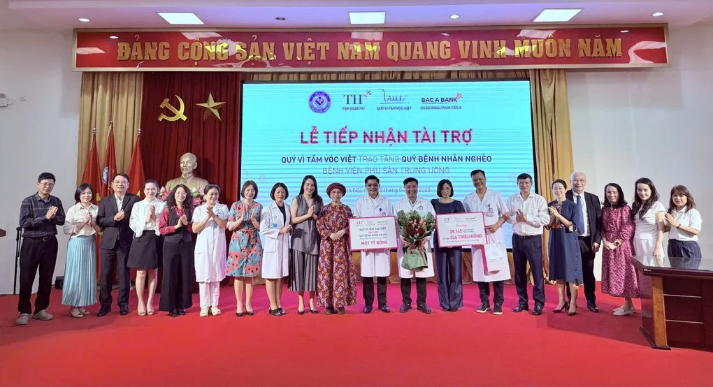 Quỹ Vì tầm vóc Việt tài trợ hơn 1 tỷ đồng cho Bệnh viện Phụ sản Trung ương - 1