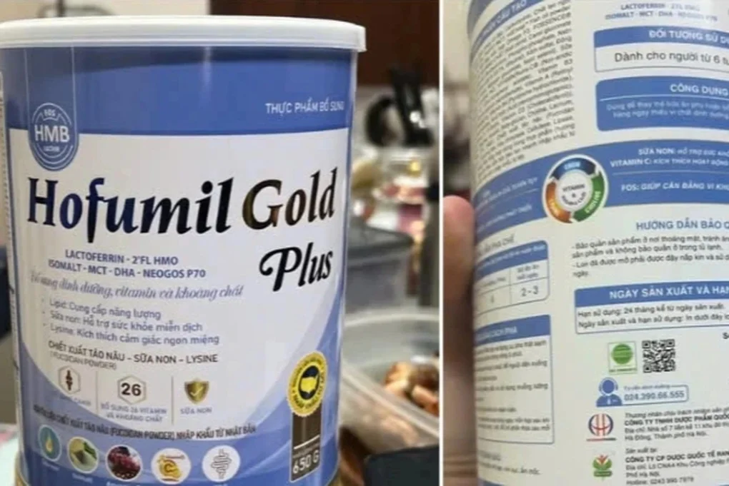 Bệnh viện 108 thu hồi sữa Hofumil Gold Plus của công ty sản xuất sữa giả - 1
