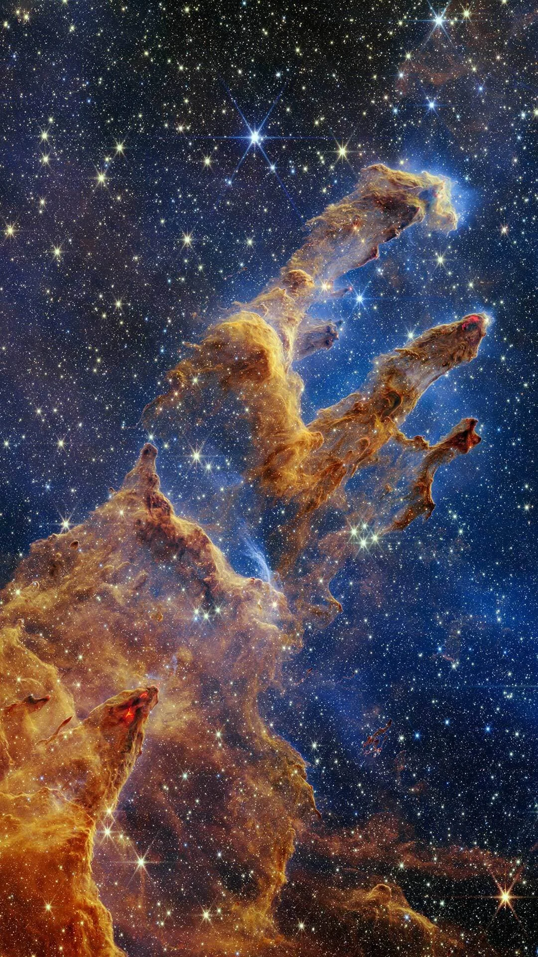 pillars of creation in space