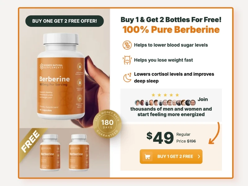 Science Natural Supplements Berberine Prices