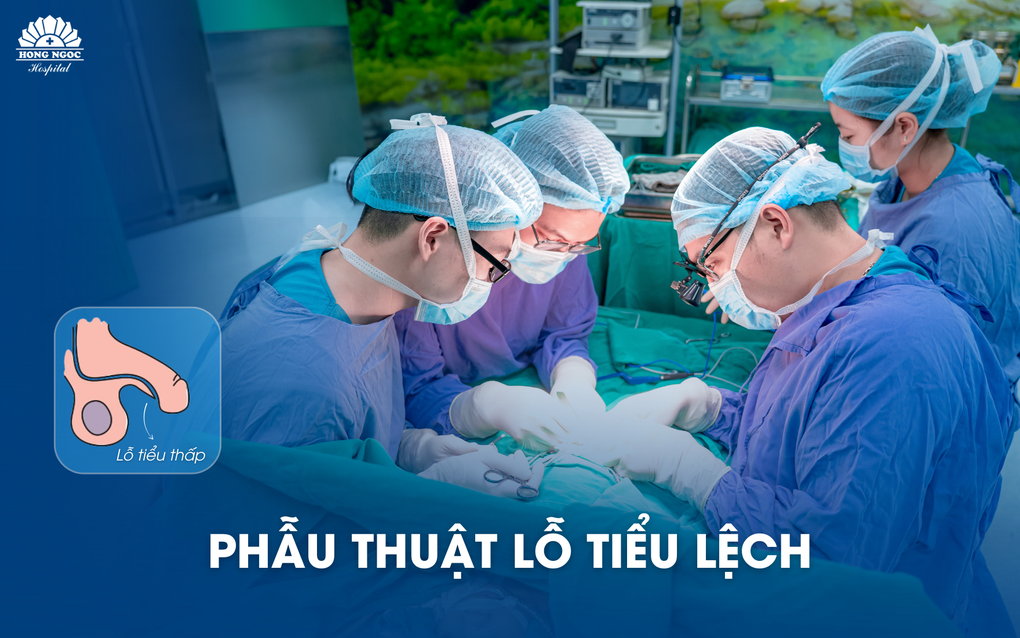 Phẫu thuật lỗ tiểu thấp cho bé 2 tuổi