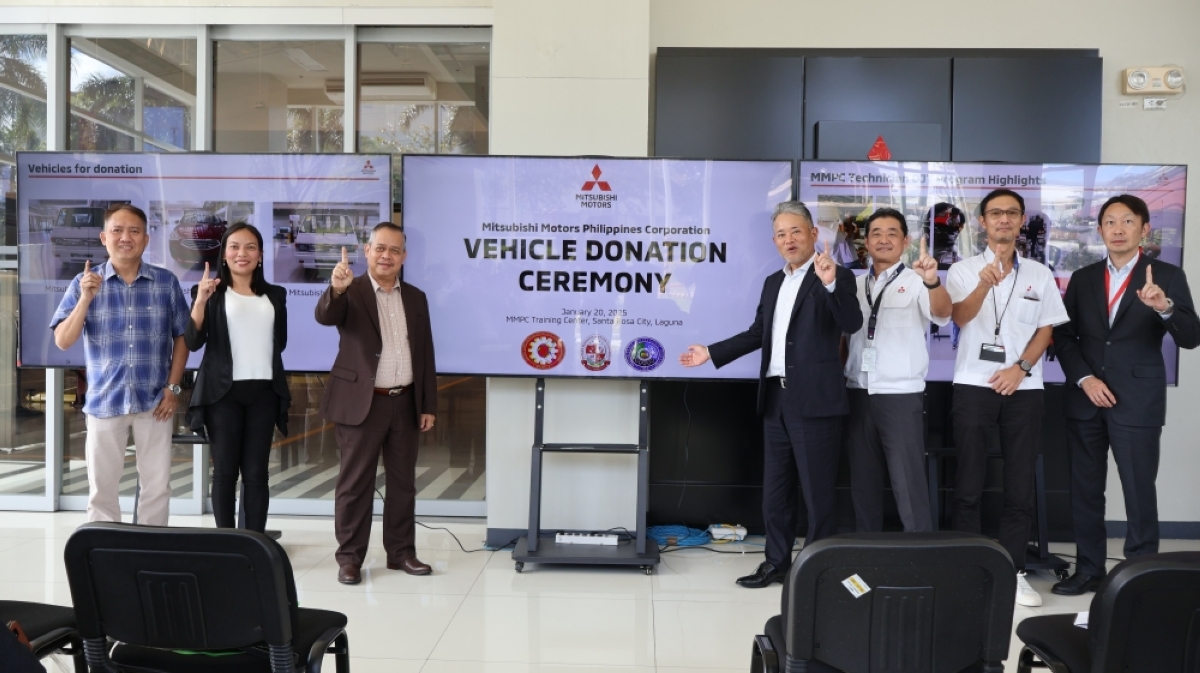 Mitsubishi Motors donates vehicles to support automotive education