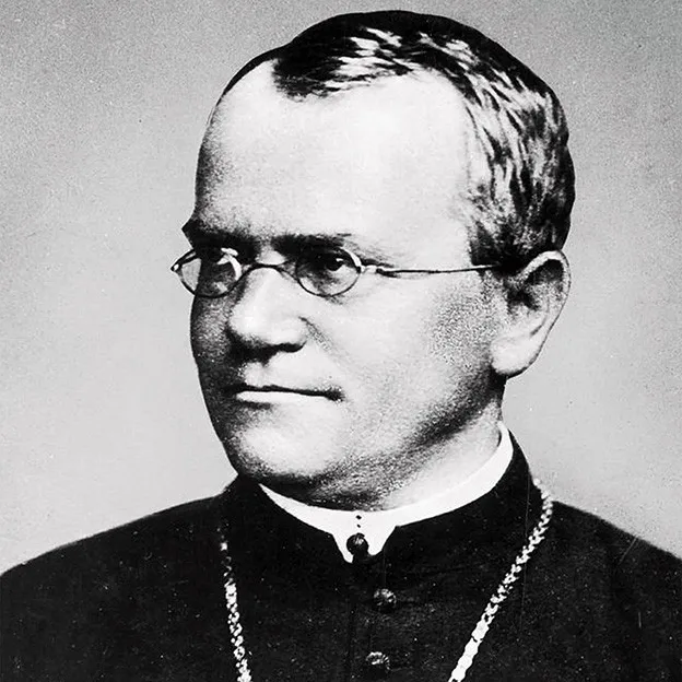 A portrait of Gregor Mendel, the Austrian Augustinian friar and geneticist.