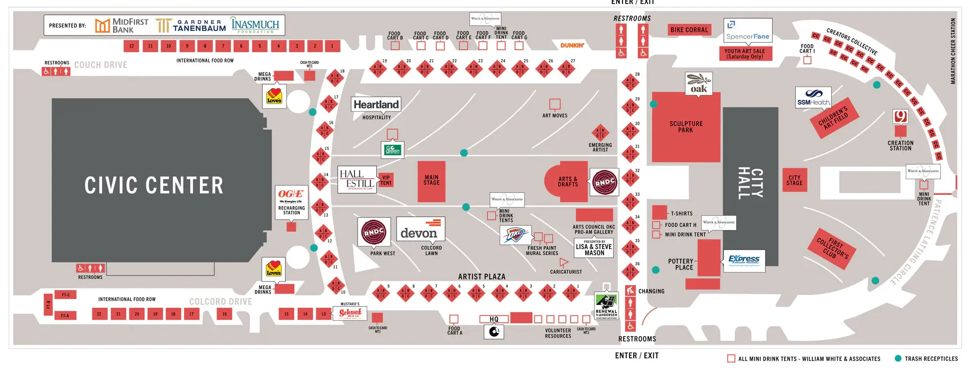 Festival of the Arts 2025 Map