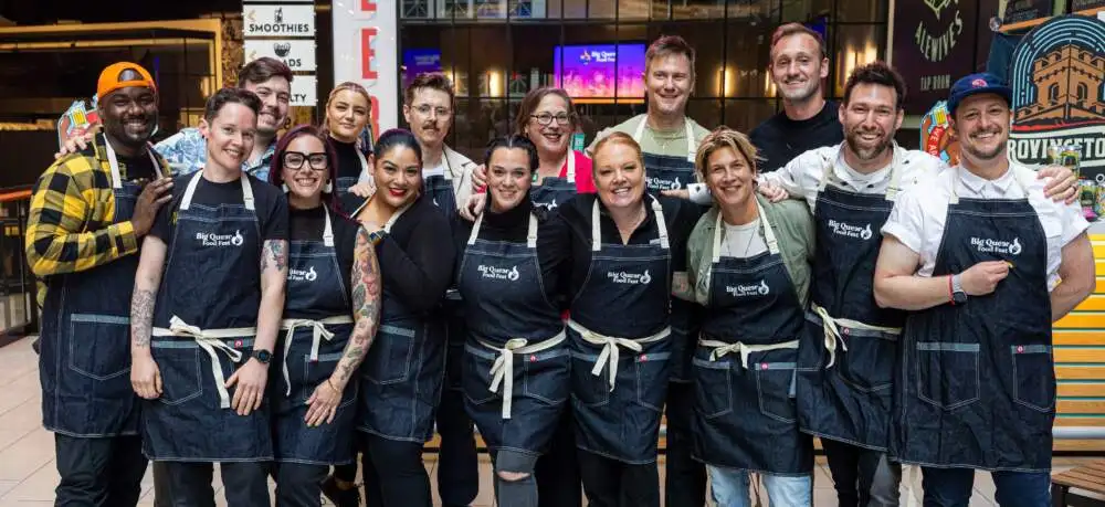 Chefs at last year's Big Queer Food Fest. (Courtesy Drea Catalano)