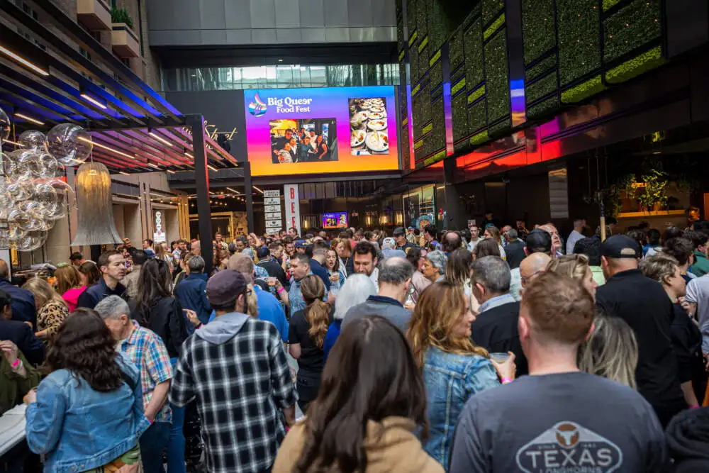 Attendees at last year's Big Queer Food Fest. (Courtesy Drea Catalano)