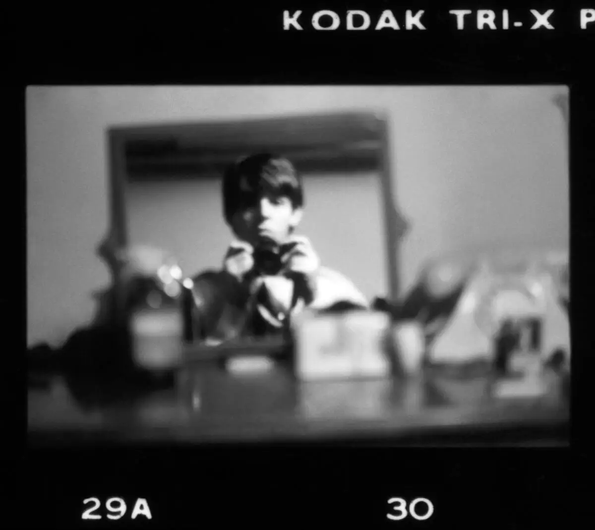 Paul McCartney's Self-portrait in my room at the Asher family home, Wimpole Street, London, December 1963