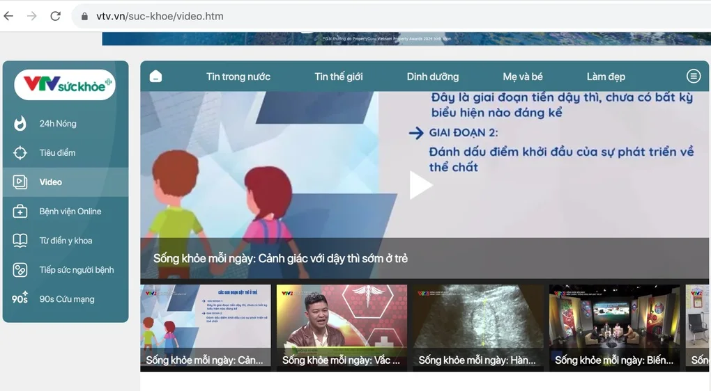 Thời báo VTV ra mắt giao diện mới về sức khỏe - 1