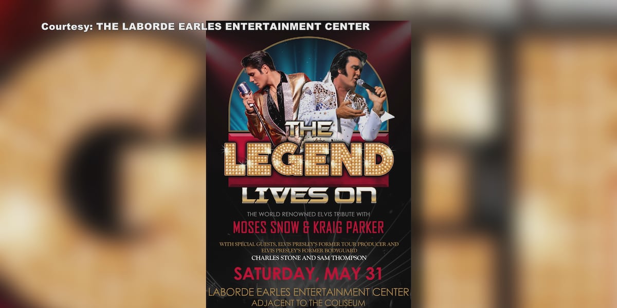 The Legend Lives On: The World Renowned Elvis Tribute is coming to Alexandria