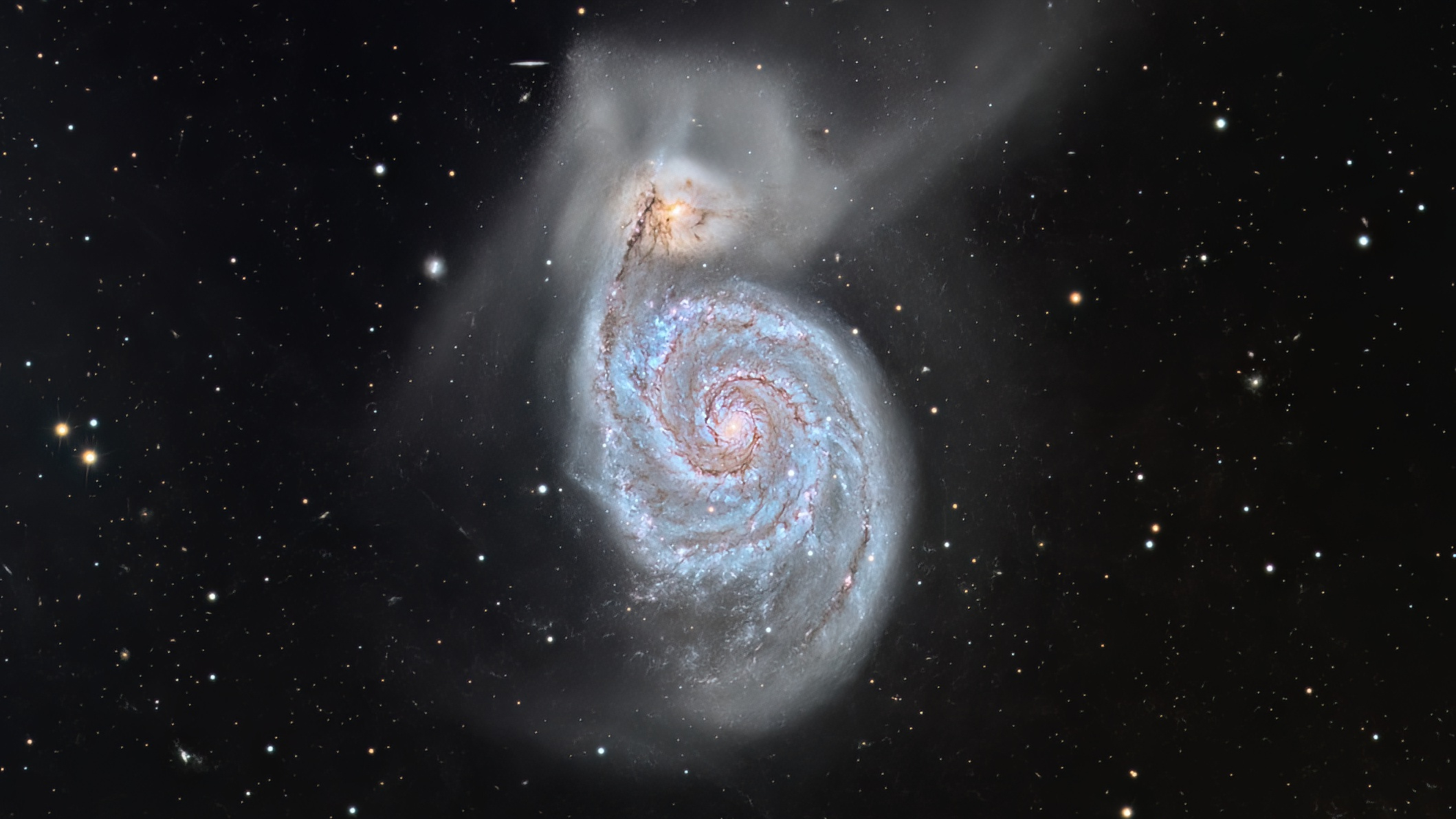 Amateur astronomer captures detailed photos of Croc’s Eye and Whirlpool galaxies from backyard observatory