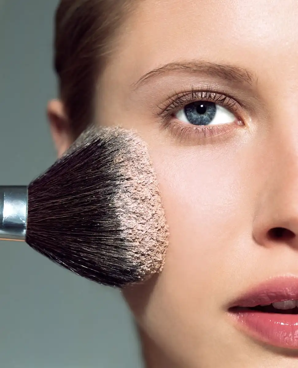 Ultra-fine powder to blur shine while keeping skin fresh.