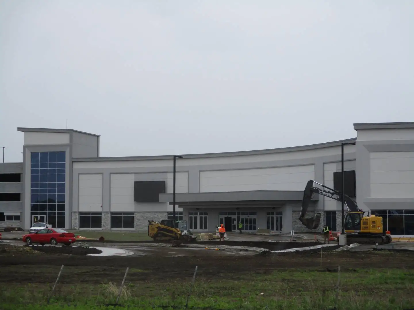 Construction proceeds on the future Hollywood Casino Joliet being built at Rock Run Collection, a development at Interstates 55 and 80 in Joliet. April 30, 2025