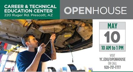 Yavapai College Career and Technical Education Center Open House May 10