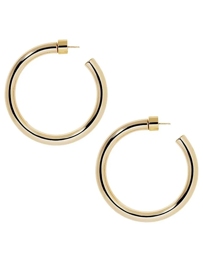 JENNIFER FISHER, 10k Gold Huggies Earrings