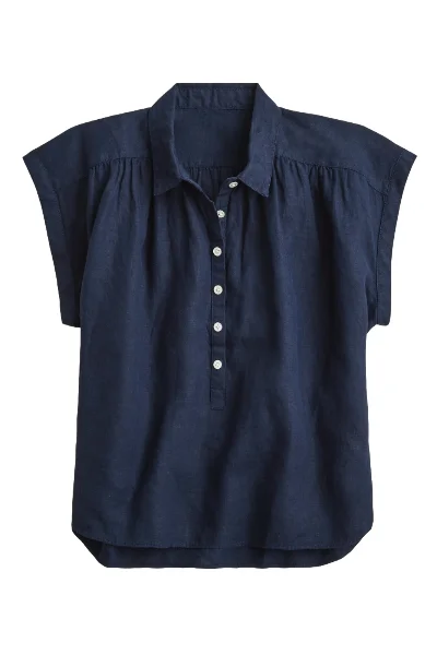 J.Crew, New Capitaine Shirt in Baird Mcnutt Irish Linen (Was $98) 