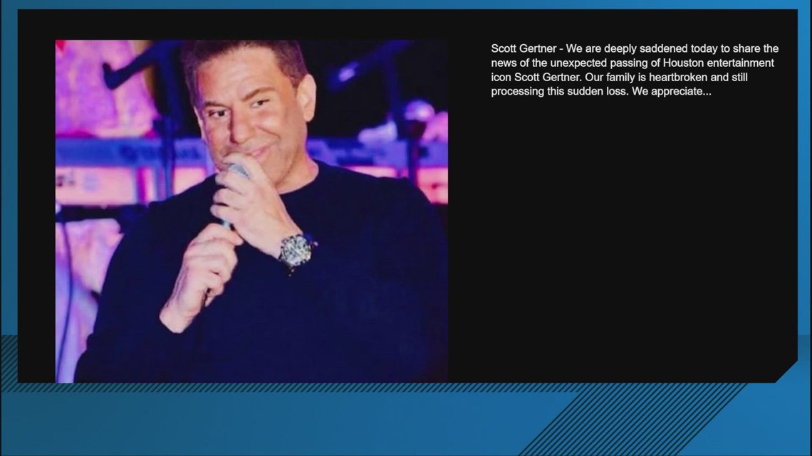 Houston entertainment icon Scott Gertner dies unexpectedly, family says