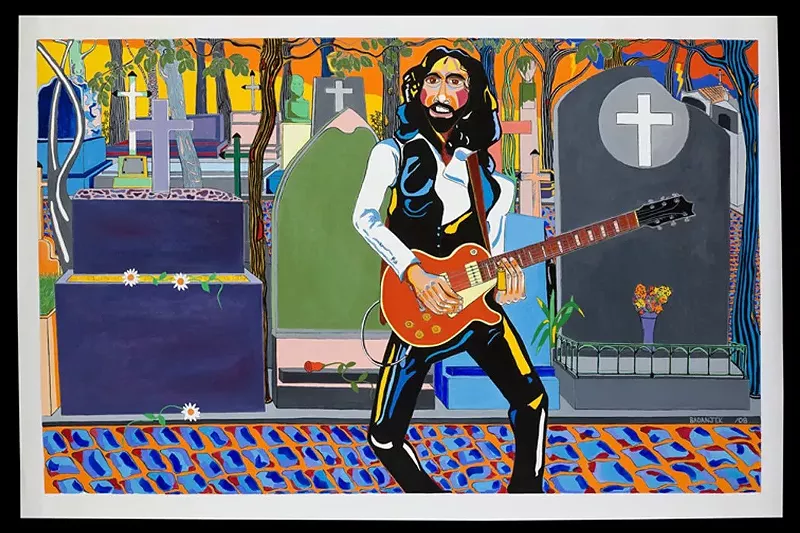 Johnny “Bee” Badanjek to debut new paintings Saturday night at the River’s Edge