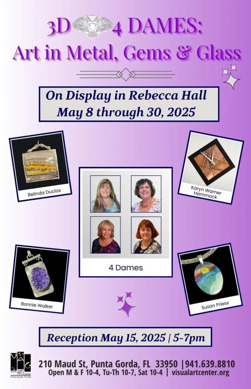 Visual Arts Center Poster for '3D 4 Dames' exhibition