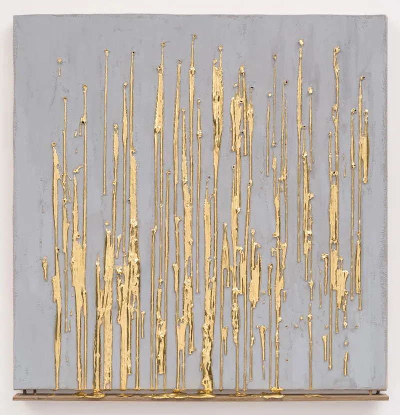 Nancy Lorenz, Honey (After Ruche d’Abeille by Sheila Hicks), (2022).