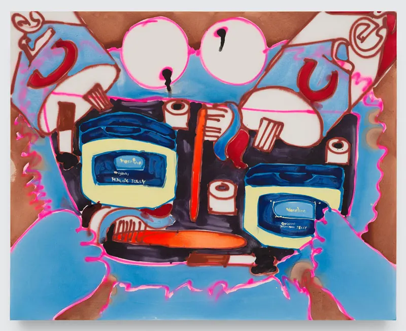 Katherine Bernhardt, Chew, (2024).