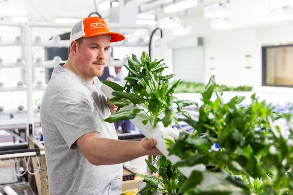 UW-Platteville campus hydroponics lab is growing the future of education, nutrition and sustainability