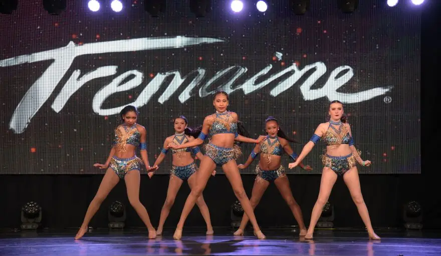 Savannah Hood during dance competition