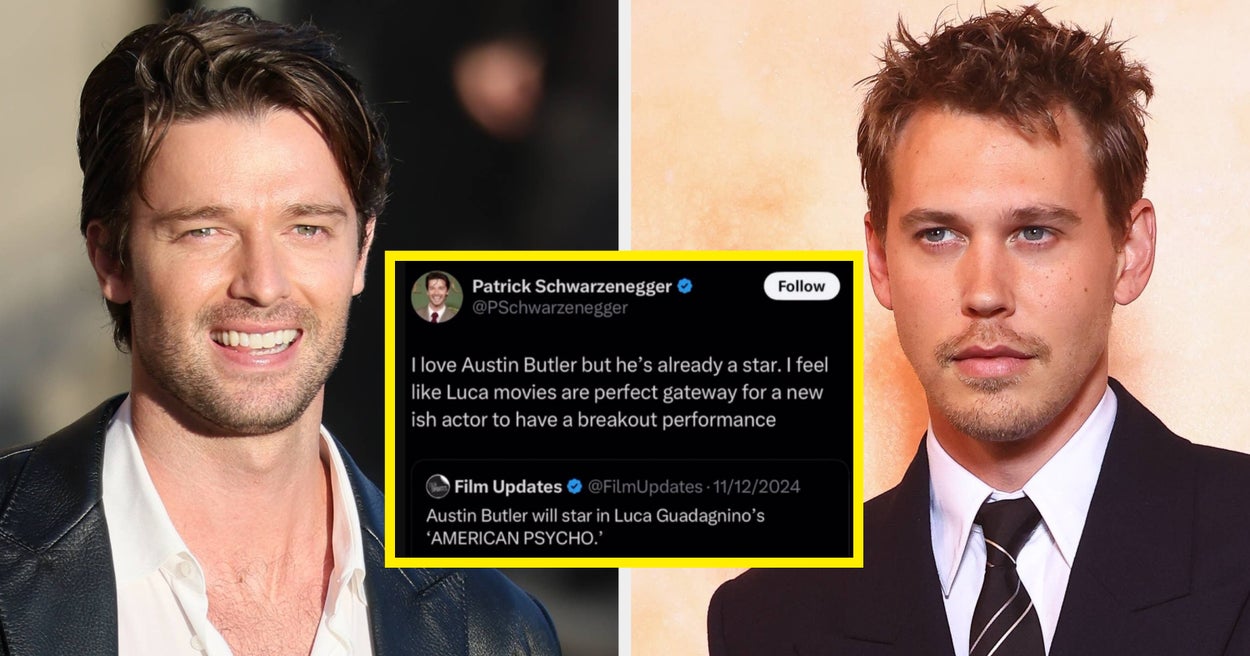 After It Was Reported That Patrick Schwarzenegger Is Campaigning To Star In “American Psycho,” His “Embarrassing” Response To Past Reports That Austin Butler Was In Talks For The Role Has Resurfaced Online