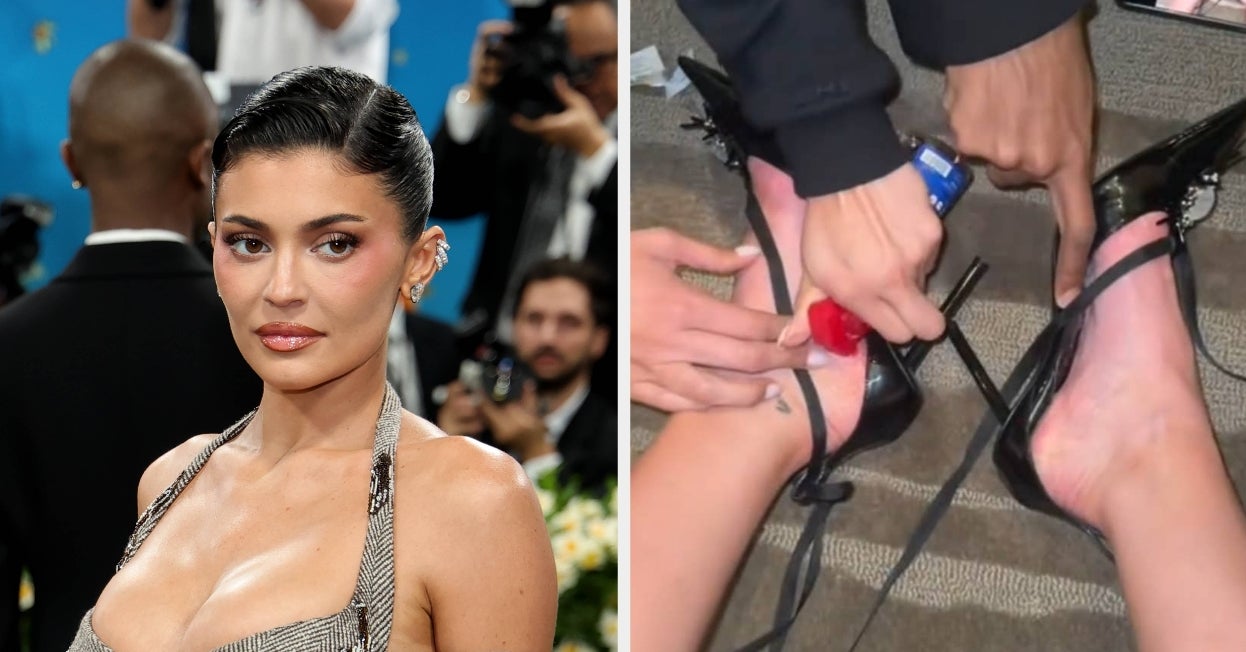 Kylie Jenner Took “Beauty Is Pain” To A New Level To Keep Her Heels On All Night At The Met Gala, And Ouch