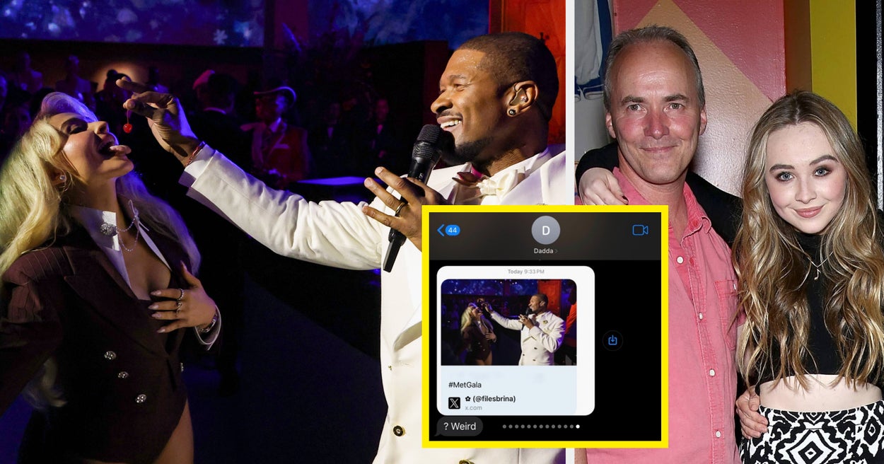 Usher Has Apologized To Sabrina Carpenter’s Dad After Weirding Him Out By Sensually Feeding Sabrina Cherries At The Met Gala