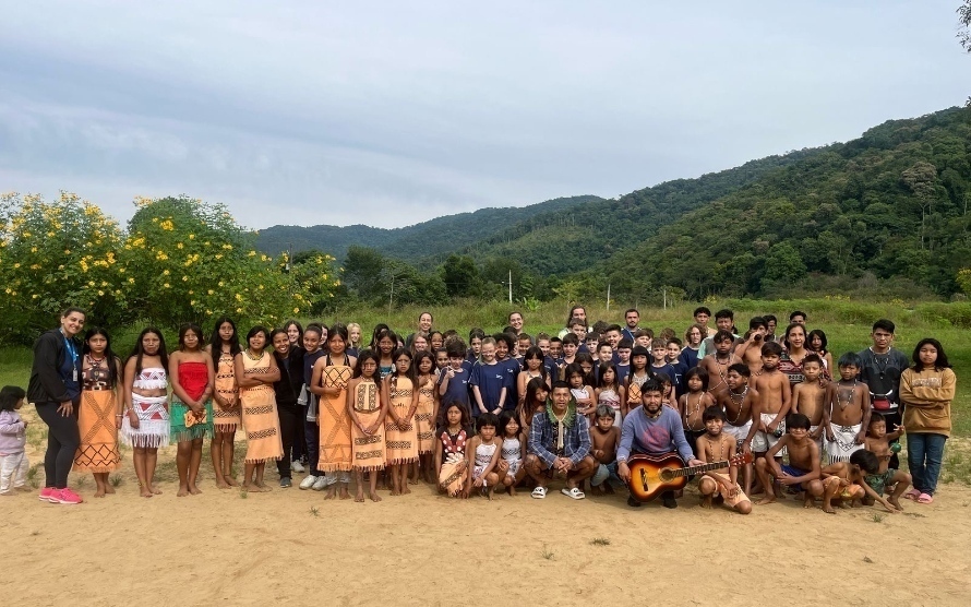 Sesc-SC – Vivência na Aldeia Tekoa Ya promove conexão com a cultura Guarani em São João Batista