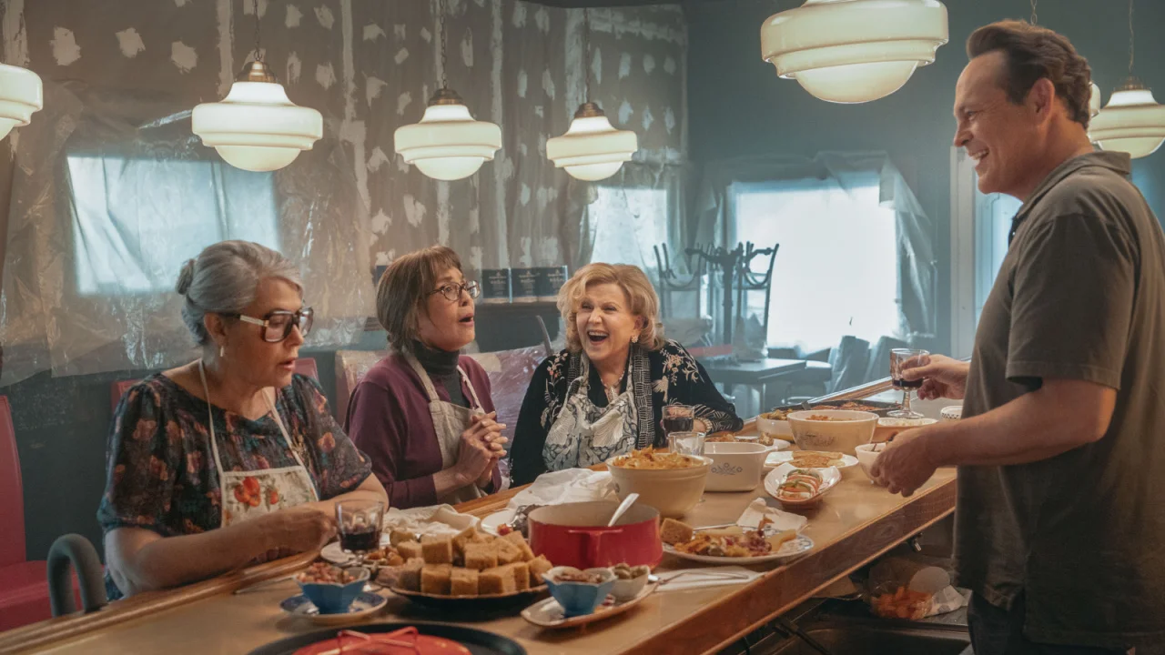 The cast of Nonnas.