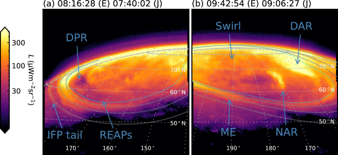 Dynamic infrared aurora on Jupiter