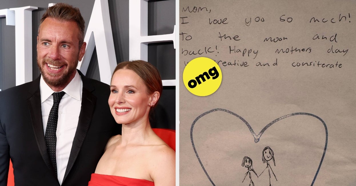 Kristen Bell’s Kids Jokingly Called Her The B-Word In Their Mother’s Day Card, And People Are Divided