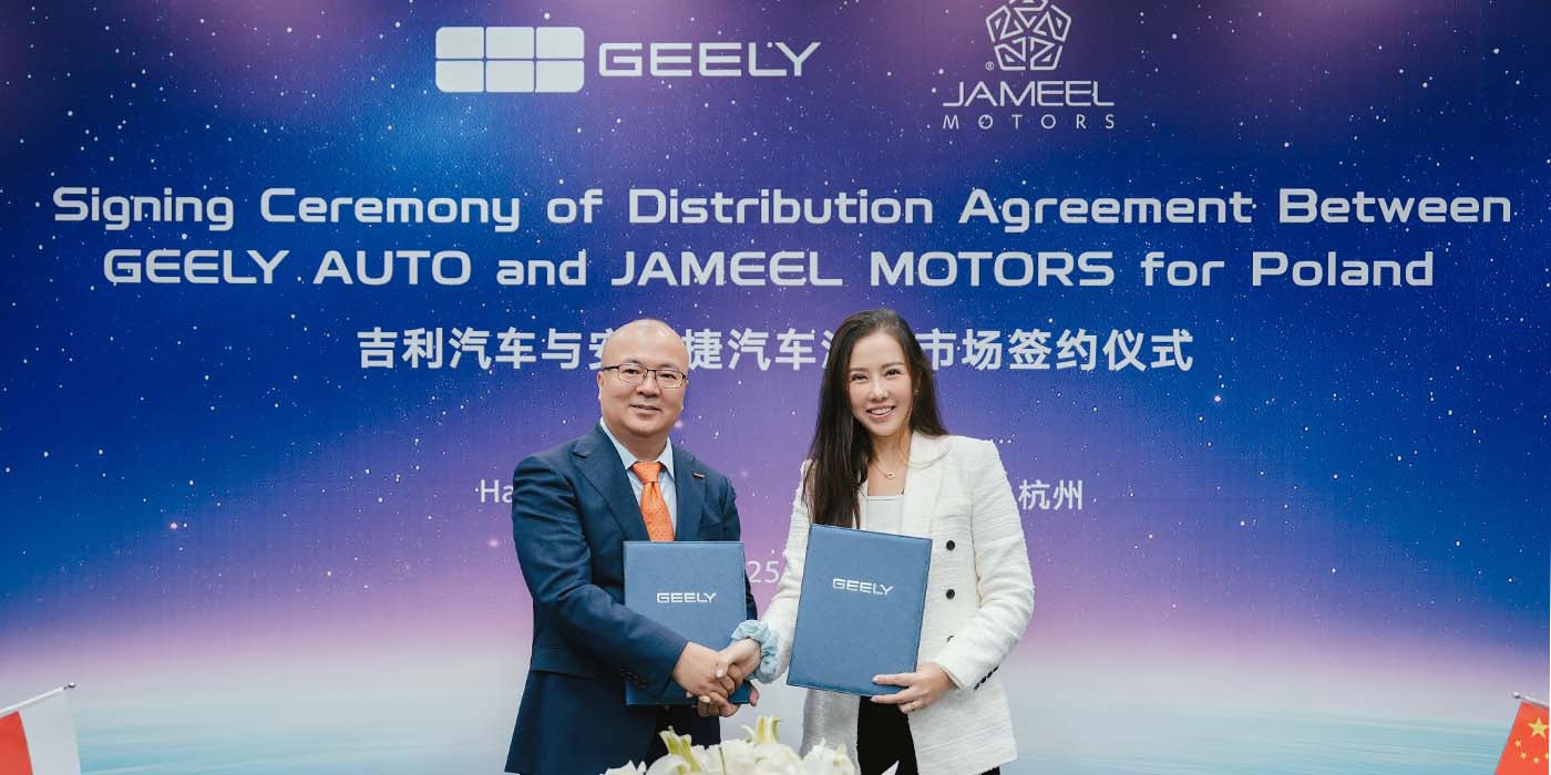 Geely Auto to sell EVs in Poland with the help of Jameel Motors