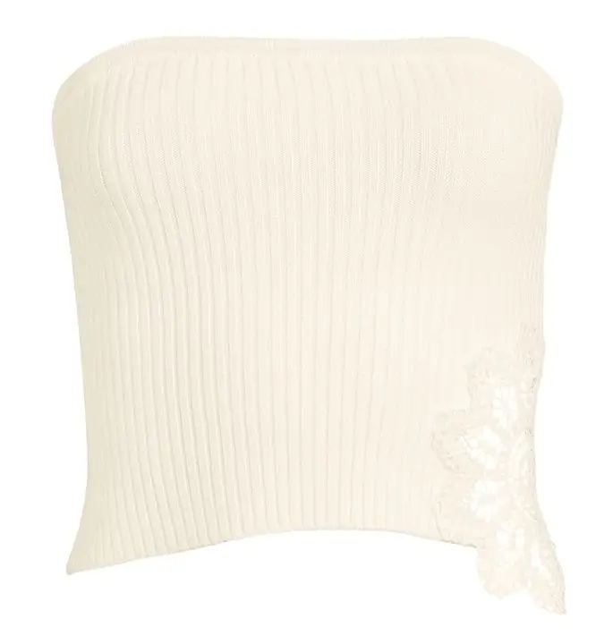 Bandeau crochet knitted top €36
