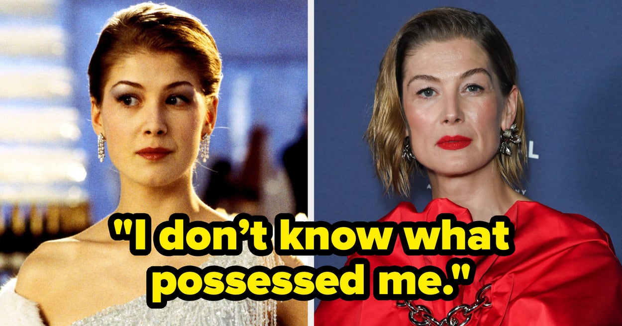 Rosamund Pike Refused To “Unzip And Drop” Her Dress During Her Bond Girl Audition After Casting Agents Tried To Make Her “Just Stand There In Underwear”