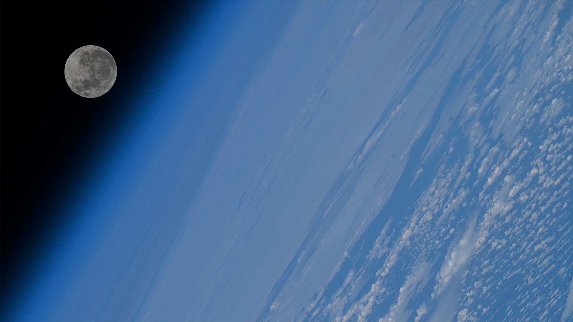 Astronaut sees ‘Flower Moon’ from orbit | Space photo of the day for May 13, 2025