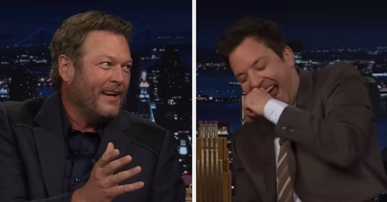 Jimmy Fallon Was Left Speechless After Blake Shelton Roasted His Habit Of Laughing At Literally Anything