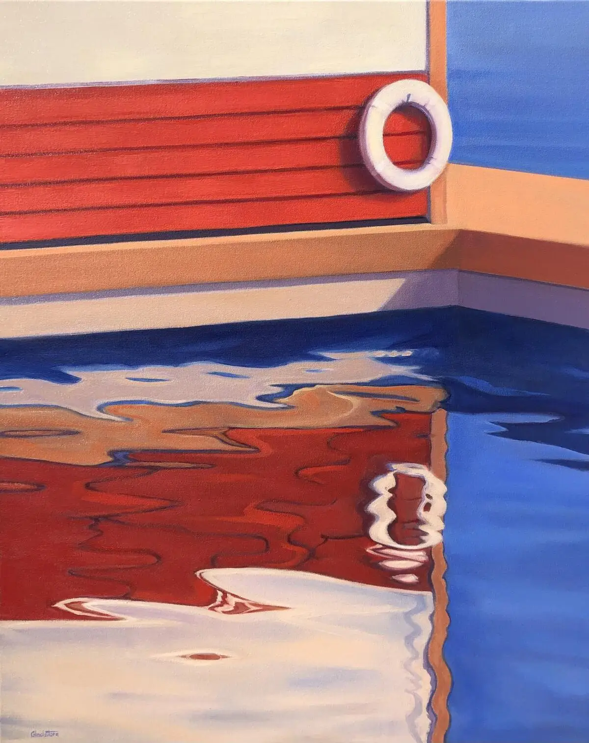 Harbor Reflections by Joan Gladstone.