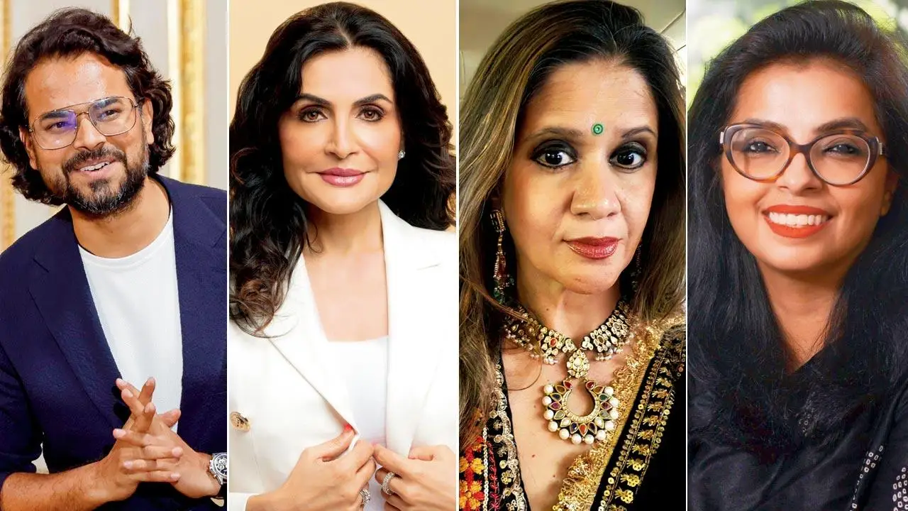 Rahul Mishra, Queenie Singh, Meghna Shah and Pareina Thapar